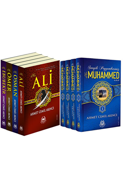 Bahar Yayınları Dört Büyük Halife seti peygamberimizin hayatı 8 kitap set