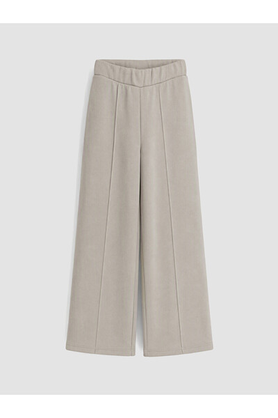 LC Waikiki Gray Wide-Legged Girls' Sweatpants