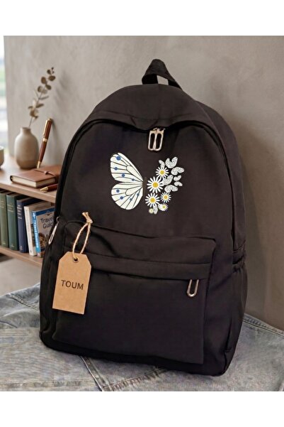 Touz Moda Flowers Daisy Design Backpack School Bag