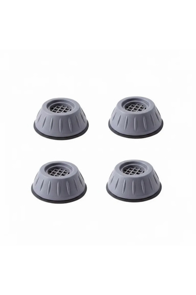 Sellsa Shop Set of 4 anti-vibration feet supports for washing machine, grey