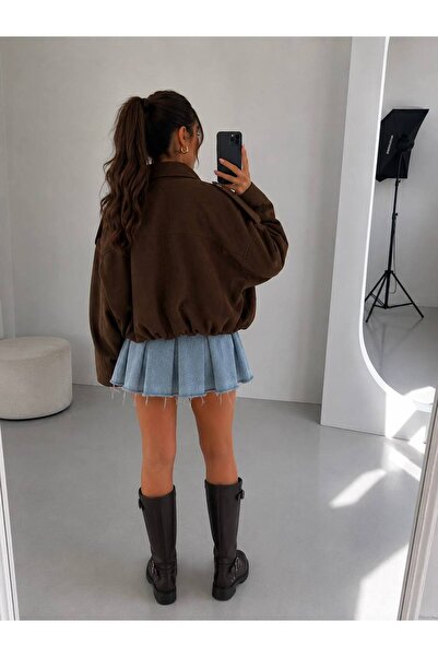 D'RECCY ΓΥΝΑΙΚΕΙΟ OVERSIZE ΣΟΥΕΤ ΜΠΟΜΠΕΡ ΜΠΟΥΦΑΝ