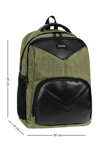 GALB LEATHER Daily and School Use Laptop Backpack