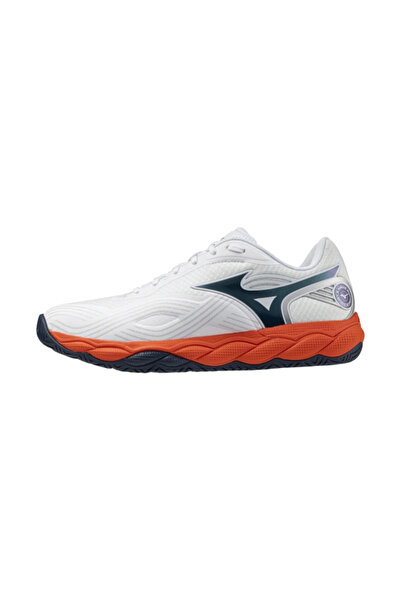 MIZUNO Wave Enforce Court 2 Ac Men's Tennis Shoes White / Orange