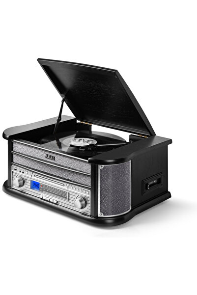 AKAI Sistem audio ATT-350CC, CD, Casetofon, Radio, Bluetooth, USB, 2x4W RMS