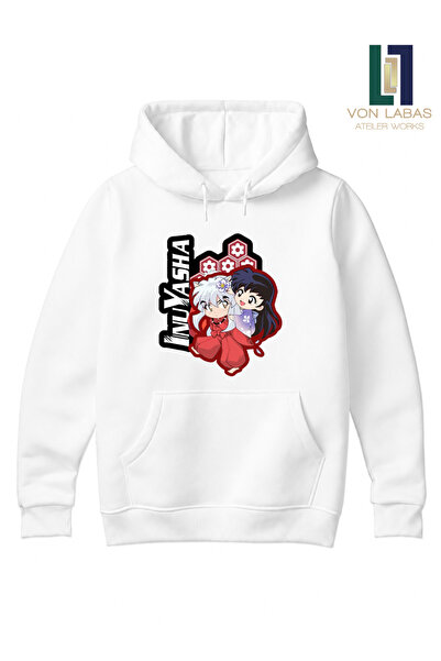 Grafftee Clothing Φούτερ Inuyasha Anime με στάμπα και 3 κλωστές, Premium ποιό...