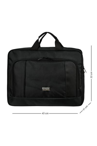 GALB LEATHER Unisex Black 16.5 Inc Laptop & Briefcase
