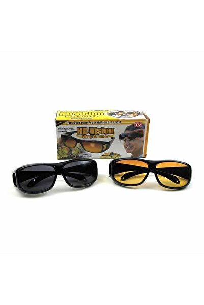 Generic Set de 2 perechi de ochelari de condus pentru zi și noapte, cu viziun...