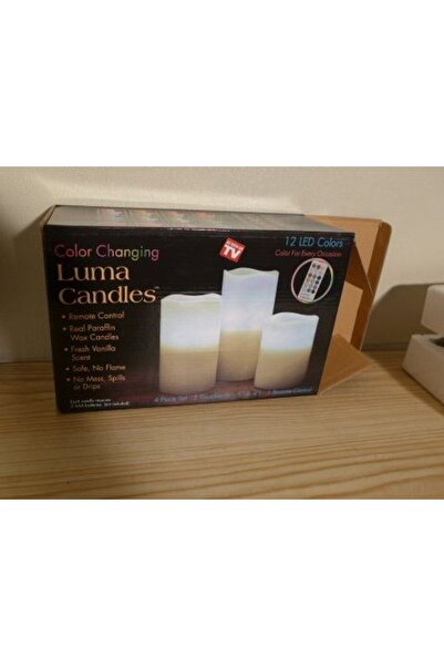 Generic Lumânări LED cu telecomandă, set de 3