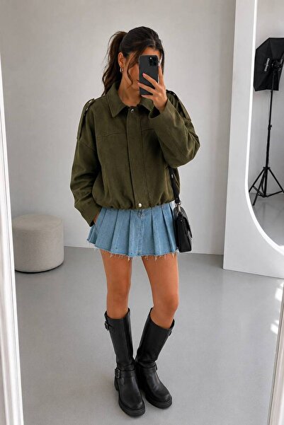 D'RECCY ΓΥΝΑΙΚΕΙΟ OVERSIZE ΣΟΥΕΤ ΜΠΟΜΠΕΡ ΜΠΟΥΦΑΝ