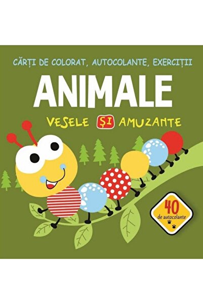 Biblion Animale vesele si amuzante. Carti de colorat, autocolante, exercitii ...
