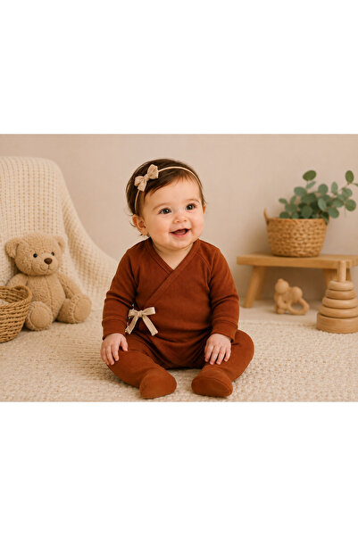 L' Atelier MiDuMi Girl, Baby, Cinnamon / Tile-Colored, 100% Cotton, Double-Br...