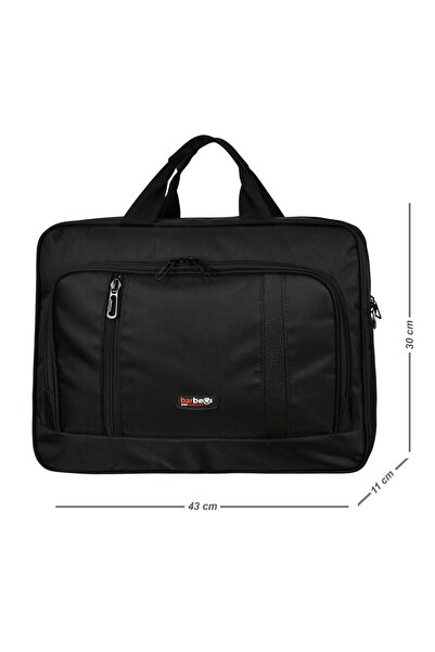 GALB LEATHER Unisex Black 16.5 Inc Laptop & Briefcase
