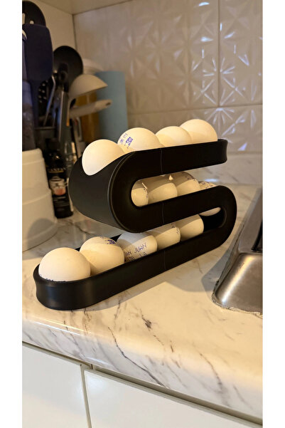 DU&ER Egg Dispenser Egg Organizer Storage Stand Kitchen Refrigerator Organizer