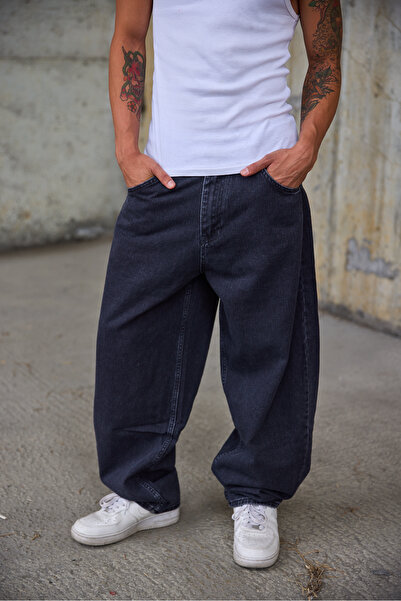 Superbluemexico Men's Denim Series Baggy Jeans - Jean Trousers