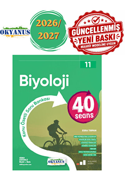 Okyanus Yayıncılık Okyanus 11.Sınıf 40 Seans Biyoloji Soru Bankası 2026-2027 ...