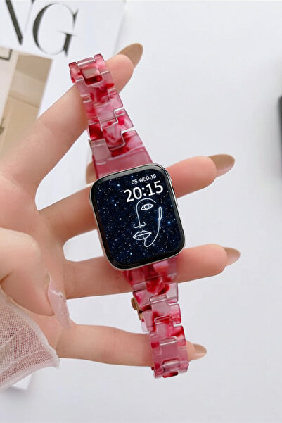 PSGT Apple Watch kordon Uyumlu 44-45-49mm ve S10 s11 (46mm) Lux Reçine