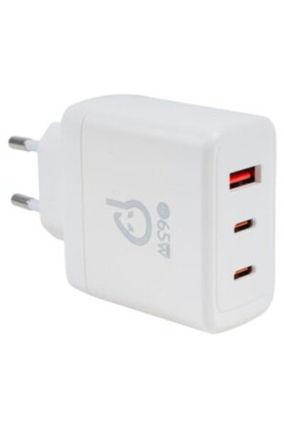 Spacer Încărcător de rețea SPAR-TRIOQ-04, 2 x USB-C, 1 x USB-A, 20 V, 3.25 A,...