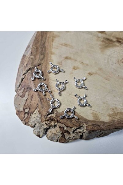 Kanguroom Gemici Clip White Nickel Mini Size Ring Clip