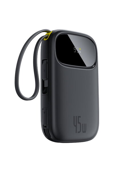 Baseus Baterie externa EnerFill FC31 10.000 mAh, USB-C, USB-A, cabluri USB-C ...