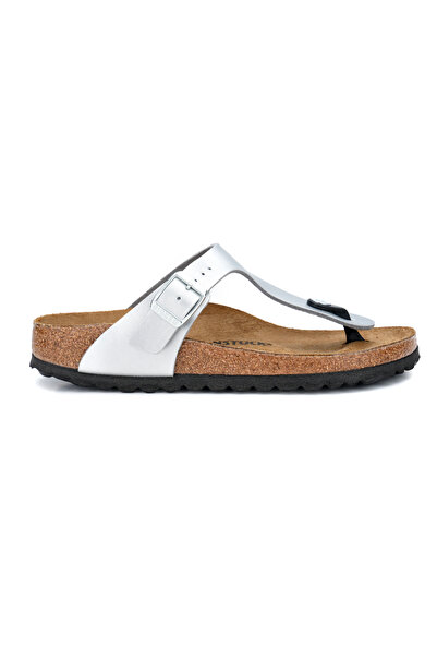 Birkenstock Gizeh Bs 43853 Kadın Terlik Gümüş