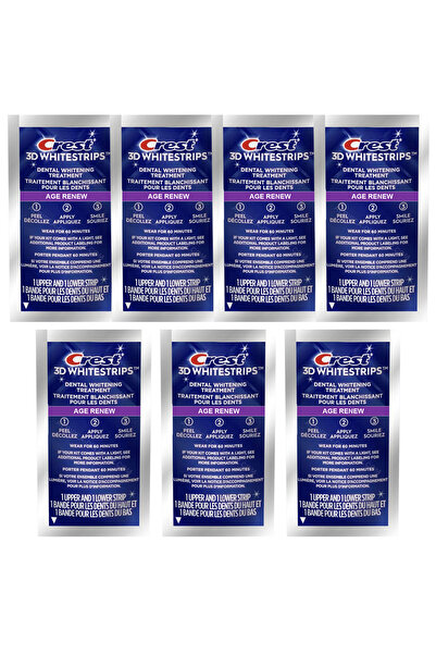 Crest Benzi de albire a dinților 3D White Age, 7 tratamente, 14% peroxid de h...
