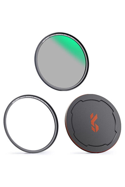 K&F CONCEPT Filtru magnetic Nano-X CPL HD Impermeabil cu adaptor de 77mm și c...