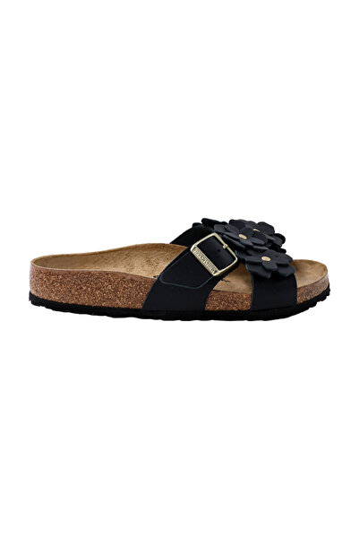 Birkenstock Siena Flower 1026655 Kadın Terlik Siyah