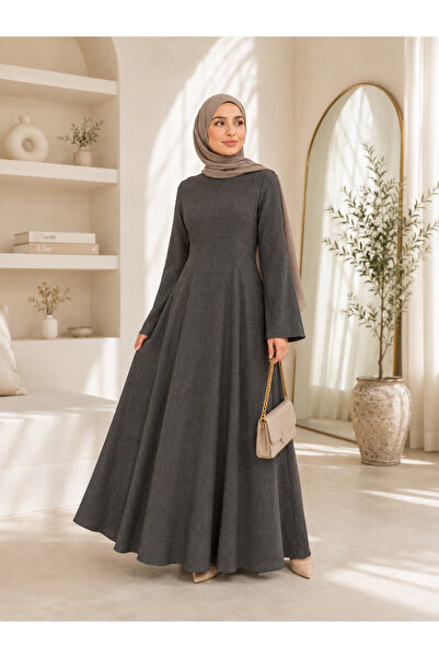 Qissaat Tie Back Modest Dress
