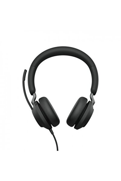 Jabra Casti cu microfon Evolve2 40 SE Stereo Microsoft Teams, USB-C/A, Negru