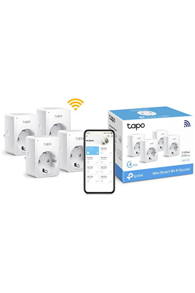 TP-LINK Priza Wi-Fi inteligenta TP-LINK Tapo P100, Schuko, compatibila Google...