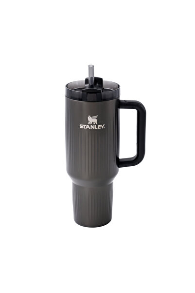 Stanley Quencher H2.O Fluted 10-13002-008 Pipetli Termos 1,18 L Siyah