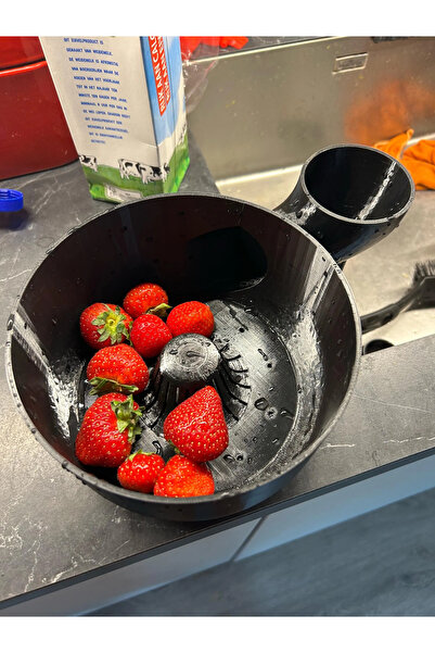 DU&ER Small 14X14 cm Vegetable and Fruit Washing Bowl with Strainer Fruit and...