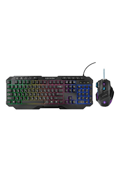 seeken S-CB973 GAMING KEYBOARD & MOUSE COMBO-BLACK