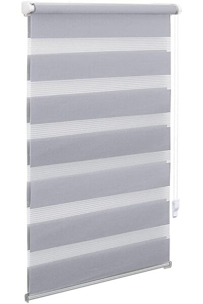 OtherMax Rulou Fereastră Zi-Noapte Fără Găurire Blackout Gri 65x150 cm — rulo...