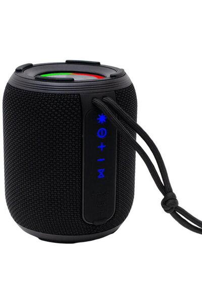 Spacer SPBS-YOUPI-BK Portable Speaker, Bluetooth, 6W, RGB, Black