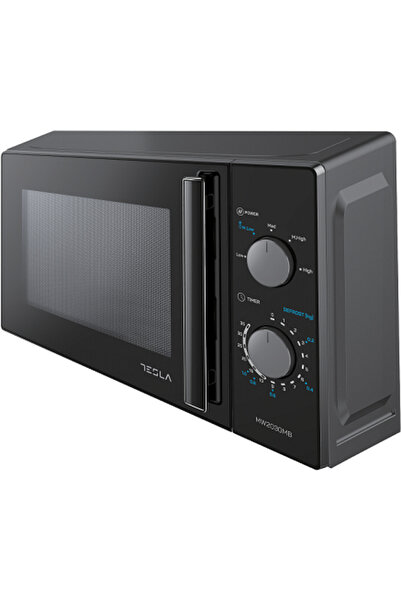 TESLA Cuptor cu microunde MW2030MB, 20L, 700W, Mecanic, Negru