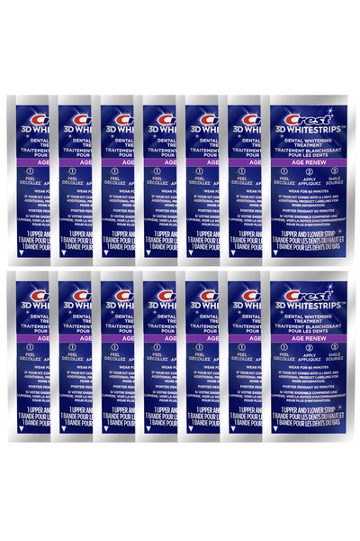 Crest Benzi de albire a dinților 3D White Age, pachet de 14, cu 14% peroxid d...