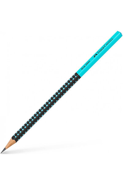 Faber Castell Grip 2001 Μολύβι Δίχρωμο Μαύρο/Τυρκουάζ HB 517012