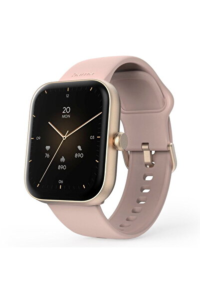Hama Ceas inteligent Fit Watch 5000, 1,6 inch, carcasă aurie, IP68, curea sil...