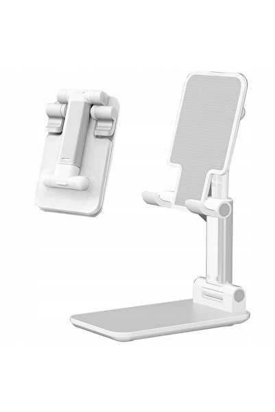 Koanni Suport solid de telefon pentru birou, trepied metalic hol25_white