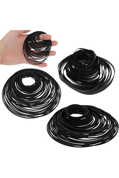 QfwdfcTrenz Set of 150 square rubber belts for cassette player, dimensions 40...