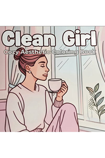 JACA Clean Girl 20+ Sayfalık Boyama Kitabı Kolay Boyama