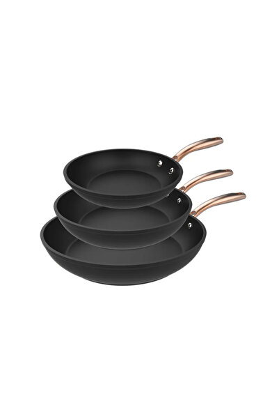 CECOTEC Set de 3 tigăi, Cecotec, Polka Fantasy, Ø20/24/28 cm, negru