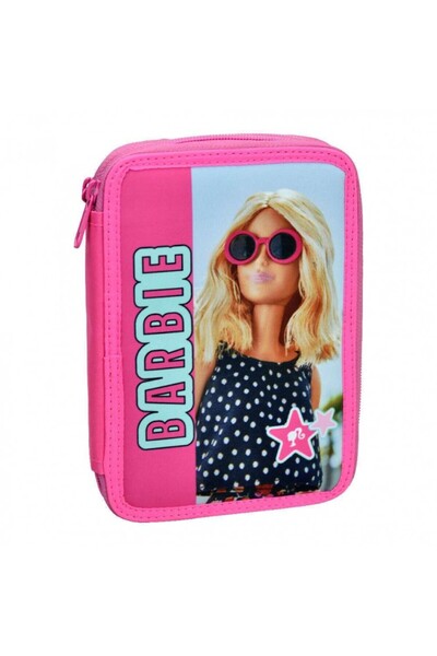 GİM Διπλή Μεγάλη Κασετίνα Barbie Ολογραφική 349-86100