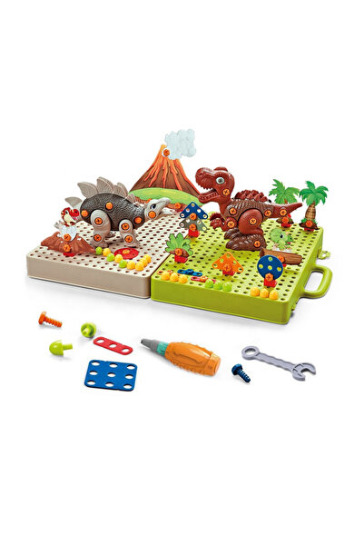 OEM Jucărie de construcție Dinozaur 3D cu bormașină, set STEM 262 piese, 7-14...