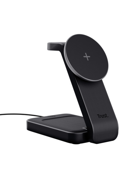 Trust Încărcător wireless 3-în-1 Viro, 15W, Negru