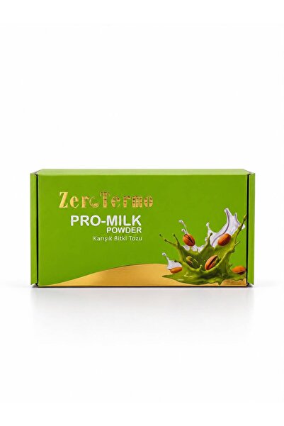 ZEROTERMO Pro-Milk Antep Fıstık Aromalı Karışık Bitki Tozu Takviye Edici Gıda...