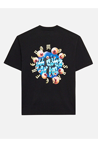 Freedom of Space All Eyez On Me T-Shirt Siyah - HypeStep