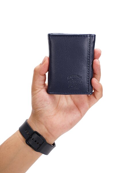 Newish Polo Erkek Deri Kağıt Para Hazneli Kartlık ve Cüzdan