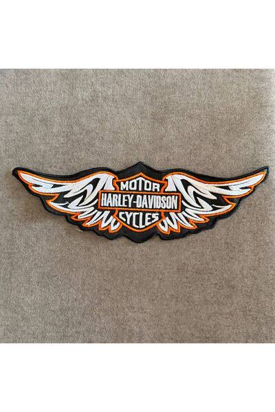 icase Harley-Davidson Logo Motorcycles Arma Yama Patch Large Size Set of 2